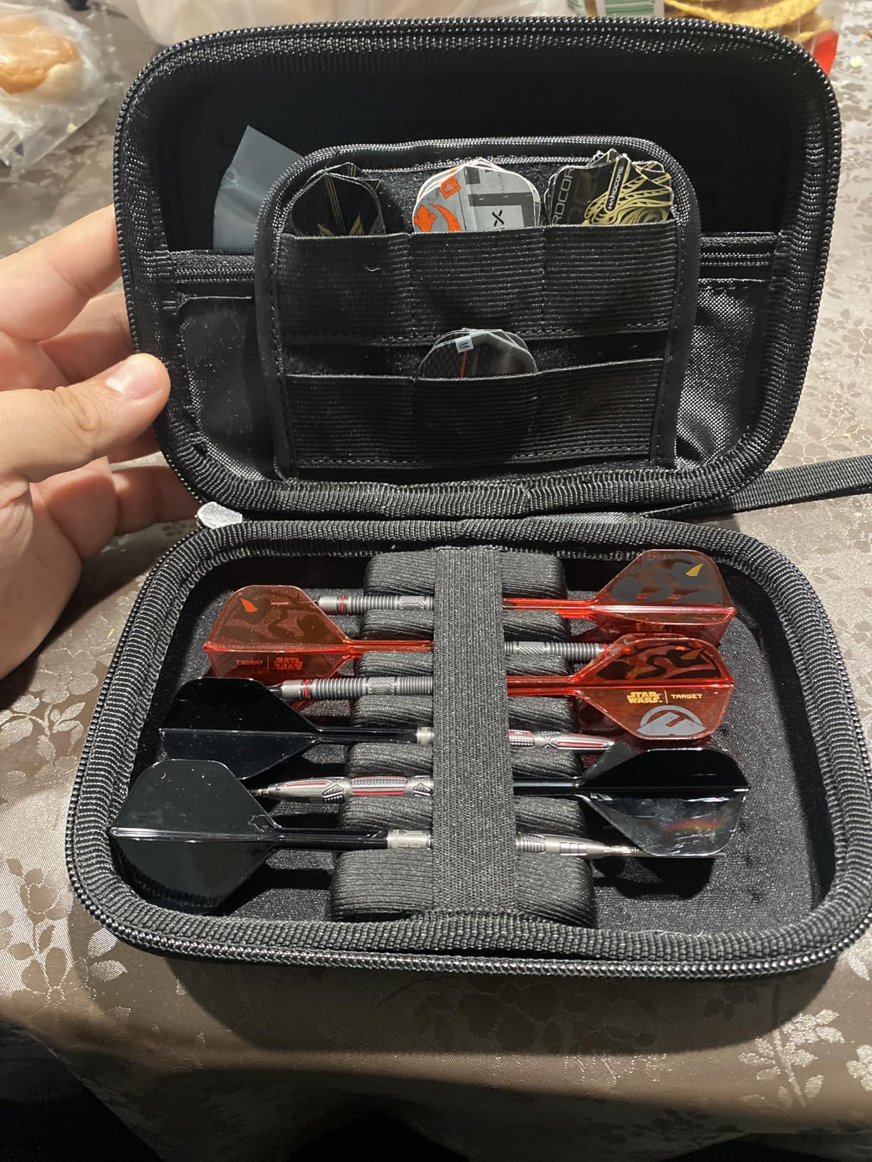 Target Darts Takoma XL Darts Wallet Case, Black - Holds 6 Darts, Protective EVA Holder with Double Zip Lock Pouches customer photo 2