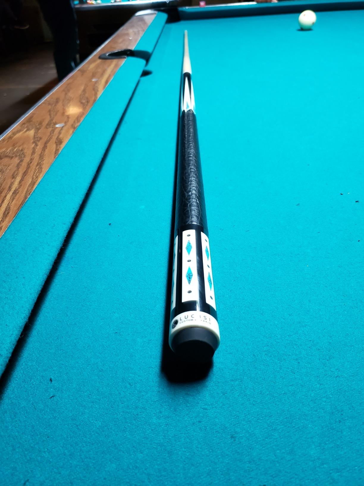 LUCASI Custom + Hybrid LHC98 Pool Cue Stick - Spliced Low Deflection Shaft, Kamui PRO Tip, Uni-Loc Joint + Soft Case customer photo 2