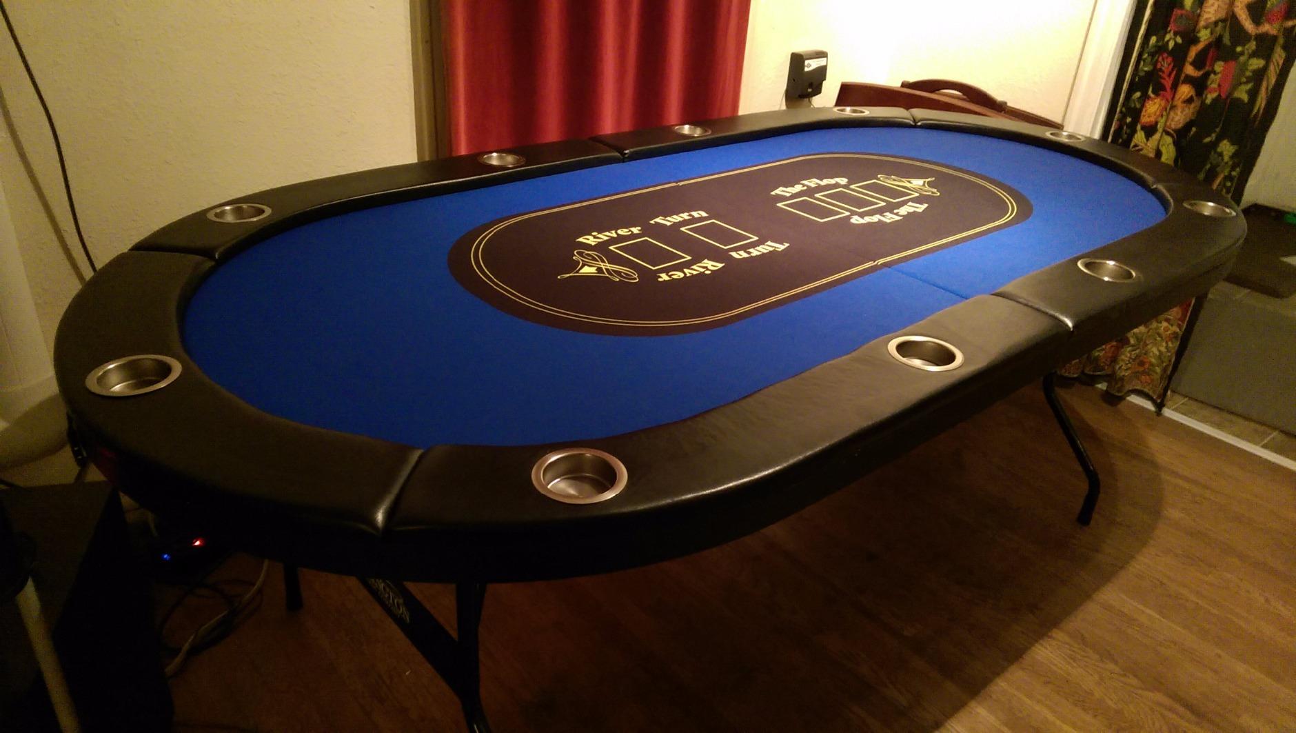 Barrington Poker Multiple Styles Folding Poker Table & Poker Table Top/Dining Table Collection, Durable Padded Rail Tables with Felt Playing Surface, Perfect for Texas Holdem Games customer photo 2