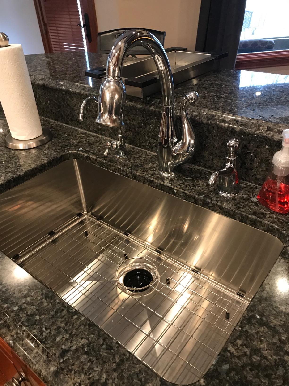 KRAUS Standart Pro 14-inch Undermount Single Bowl 16 Gauge Stainless Steel Bar Kitchen Sink, KHU101-14 customer photo 1