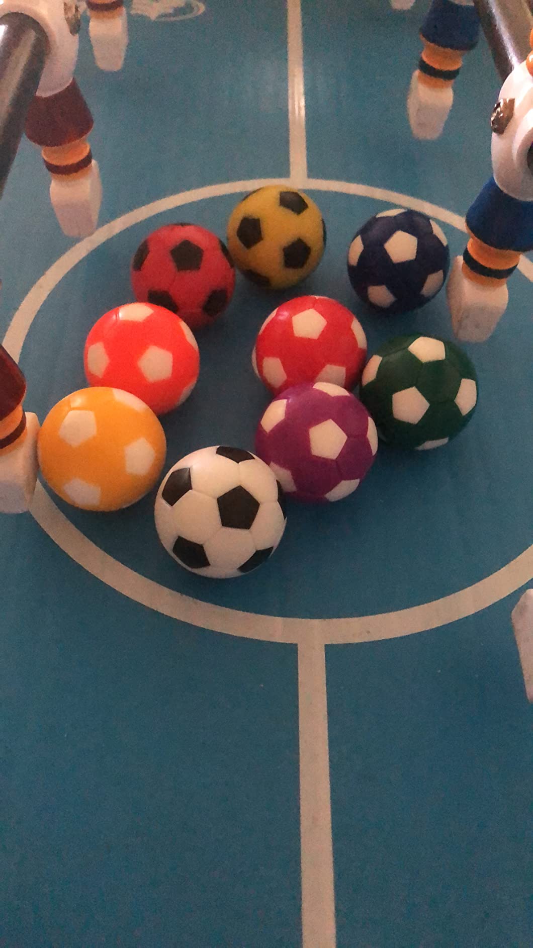 OuMuaMua Foosball Table Balls 1.42 Inch Soccer Balls for Tabletop Game Foosball Table World Cup Accessory Replacements customer photo 1