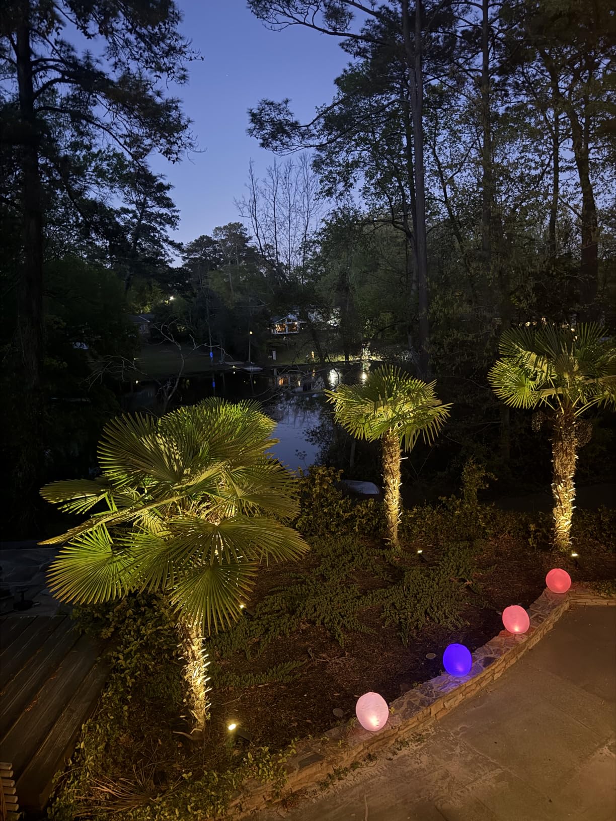 Rukars Floating Ball Pool Light Solar Powered 4 PCS, 14 Inch Inflatable Hangable IP68 Waterproof Rechargeable Color Changing Led Glow Globe Pool customer photo 2