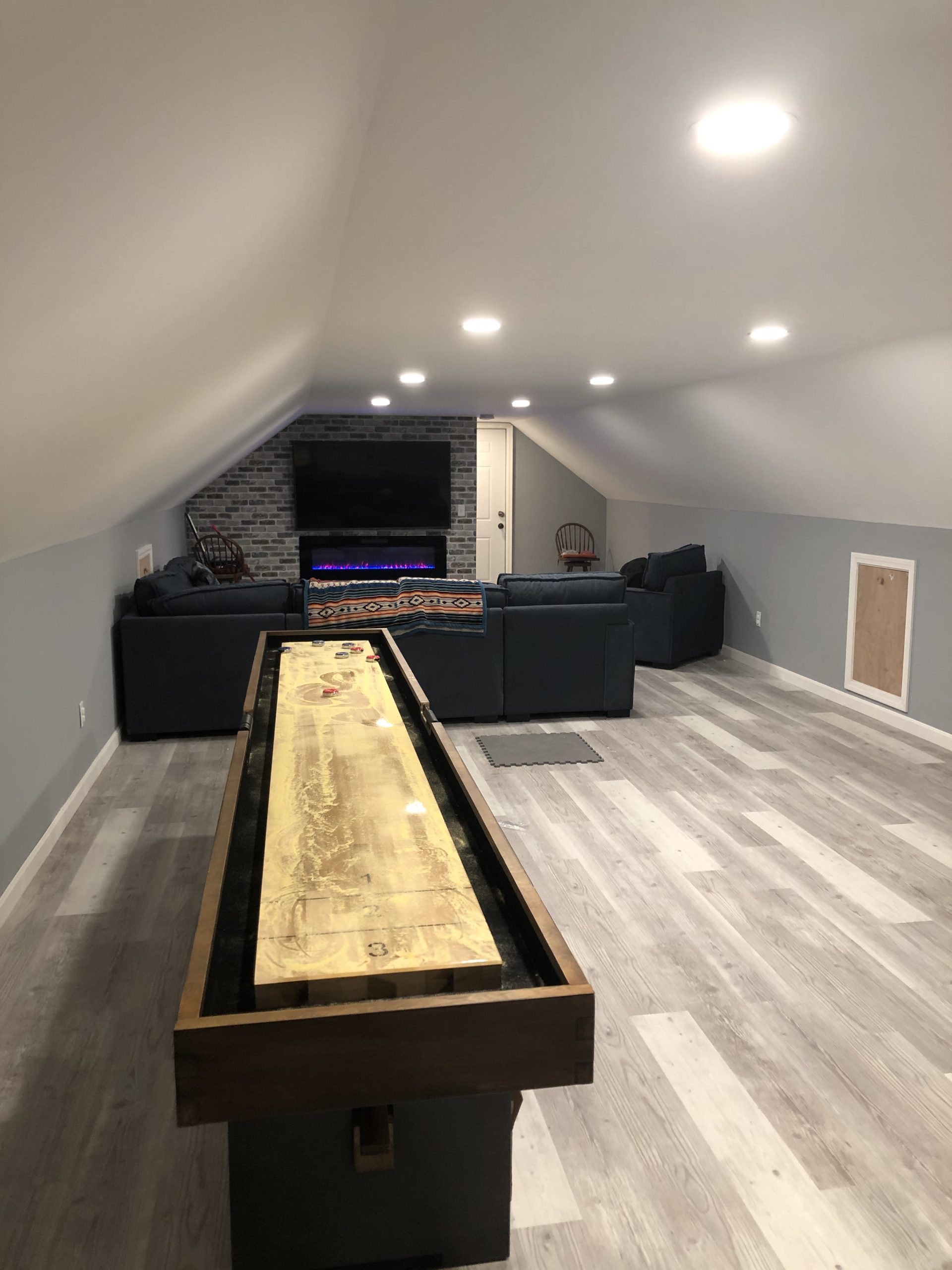 Barrington Shuffleboard Multiple Styles Urban Shuffleboard Game Table Collection, Durable Designs with Puck Set Accessories, Perfect for Family Game Rooms customer photo 1