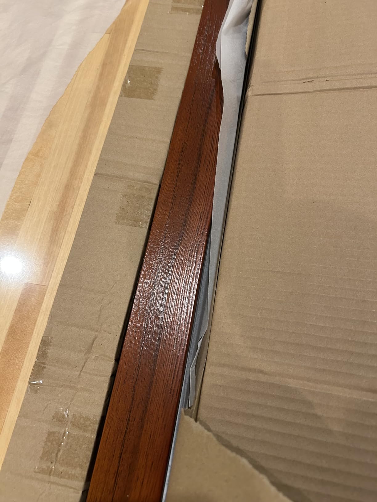 Hathaway Cheyenne 12 Ft Shuffleboard Table for Family Arcade Game Room - with Poly-Coated Playfield, Built-in Scorer & Cabinet, Climate Adjusters, Leg Levelers, 8 Pucks, Brush & Wax - Rustic Oak customer photo 2