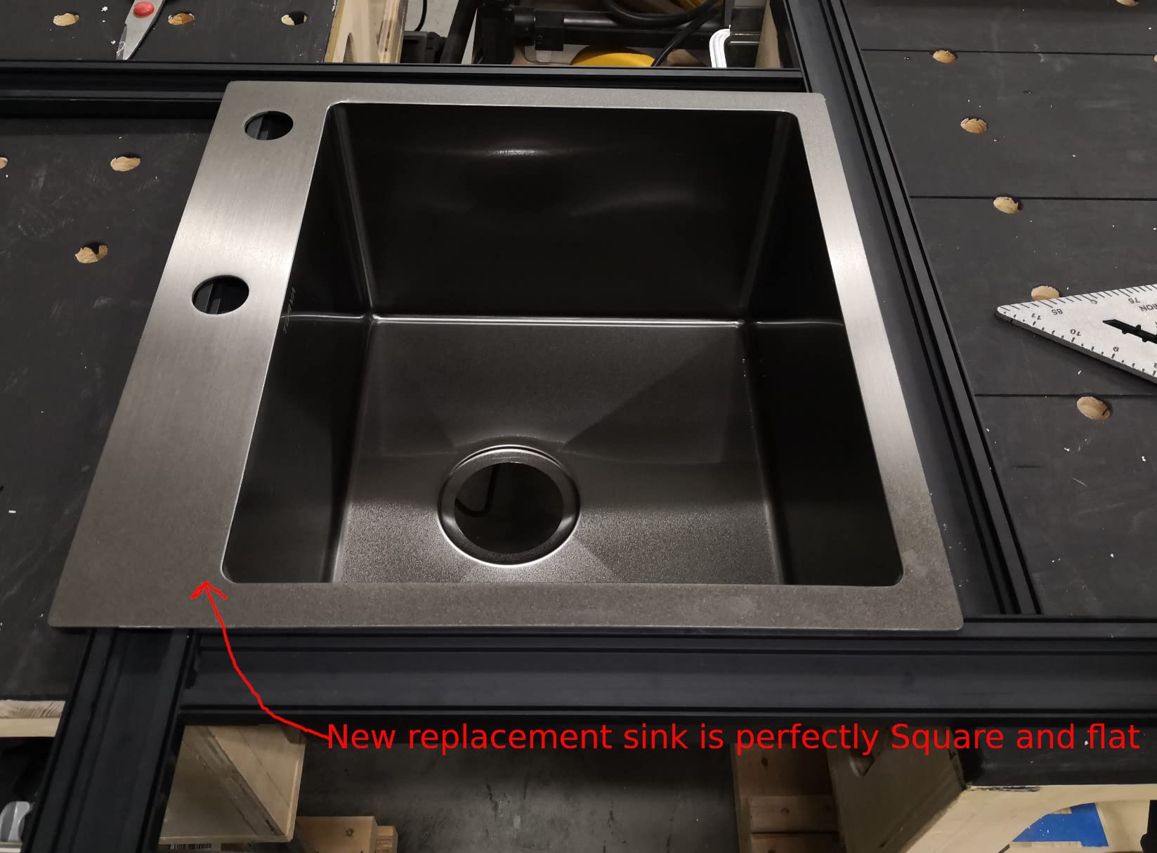 TORVA 13 x 15 Inch Undermount Kitchen Sink, Premium 304 Stainless Steel Bar Sink - 8 Inches Deep Basin Single Bowl Sink customer photo 1