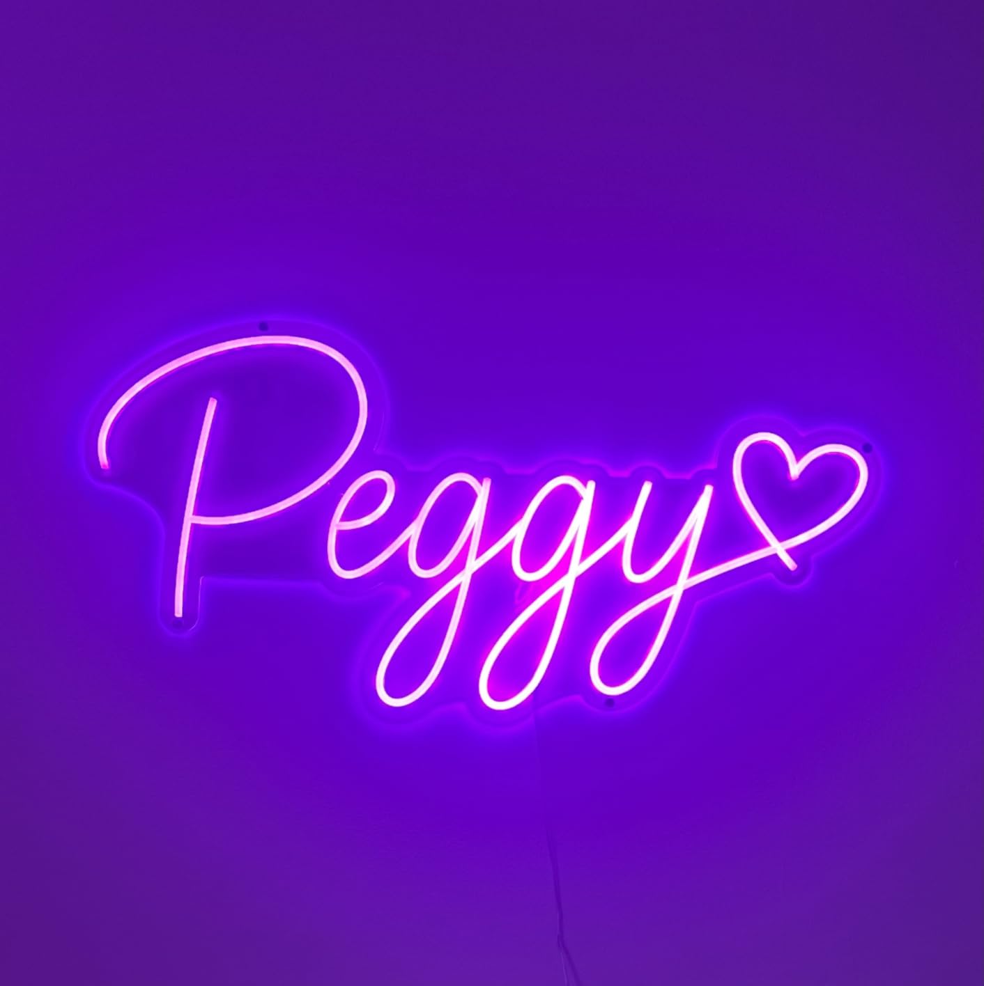 LC Sign Custom Neon Sign, LED Name Signs Customizable for Wedding Events Prom, Personalized Led Neon Light Gifts for Bedroom Wall Decor, Office Coffee Bar Shop Business Signs customer photo 2