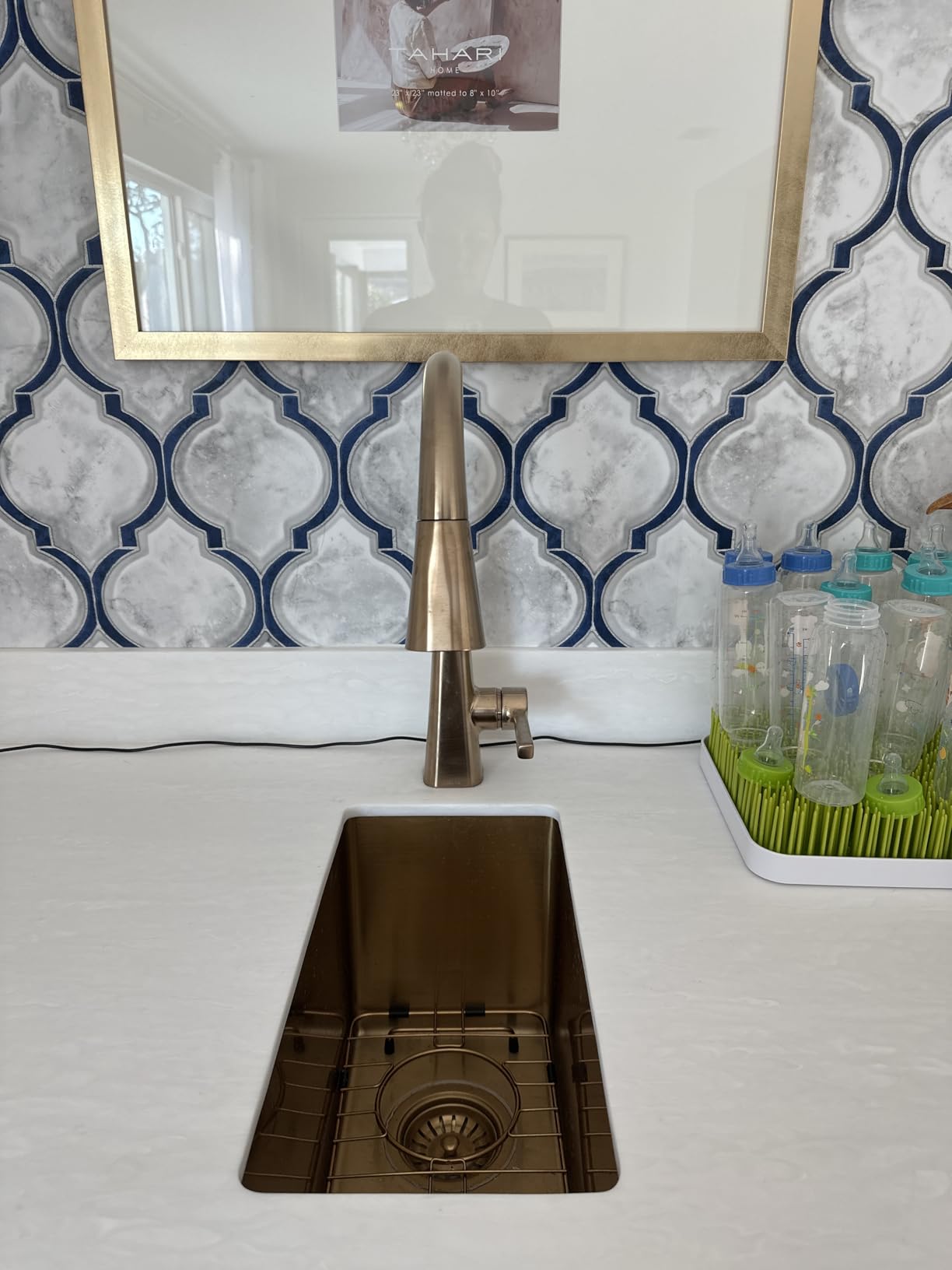 Stainless Steel Undermount Bar Sink, 15 x 17 Inches Small Wet Bar Undermount 16 Gauge SUS304 Brushed Nickel Single Bowl Outdoor Kitchen Sink customer photo 1