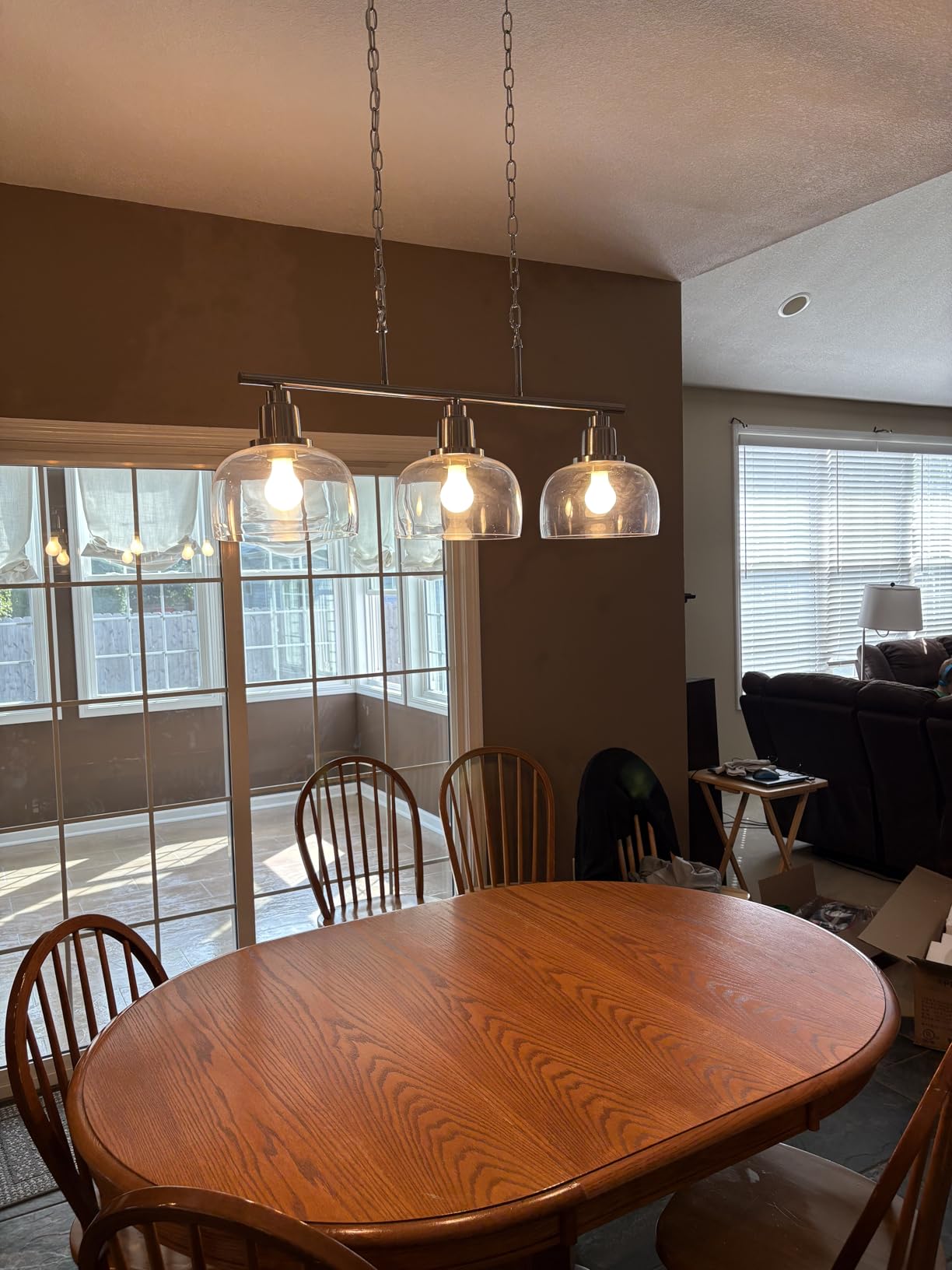 EAPUDUN 3-Light Kitchen Island Light, 35.4