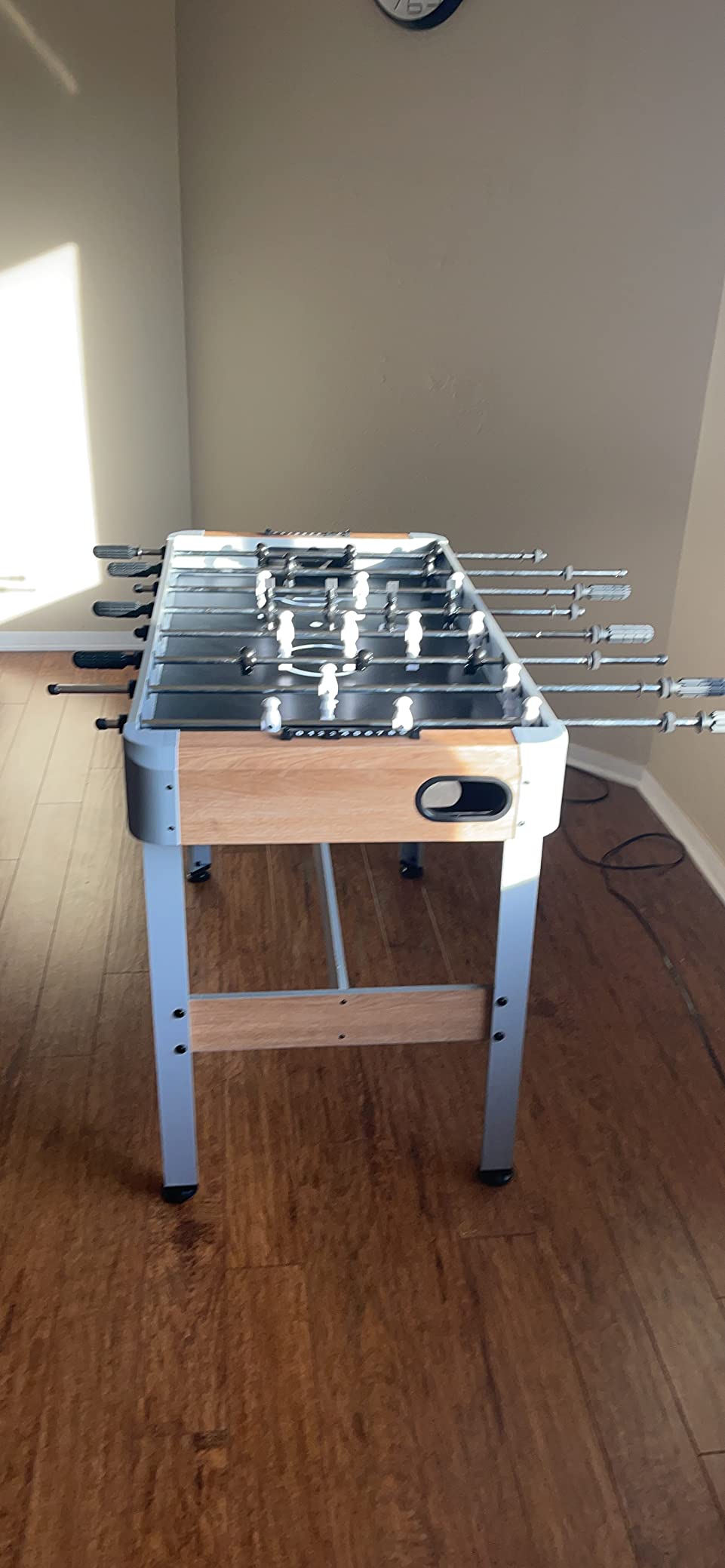 Hathaway Amherst 48-in Foosball Table for Adults & Kids with 2 Foosball Balls & ABS Molded Players - Complete Soccer Table Game Set customer photo 1
