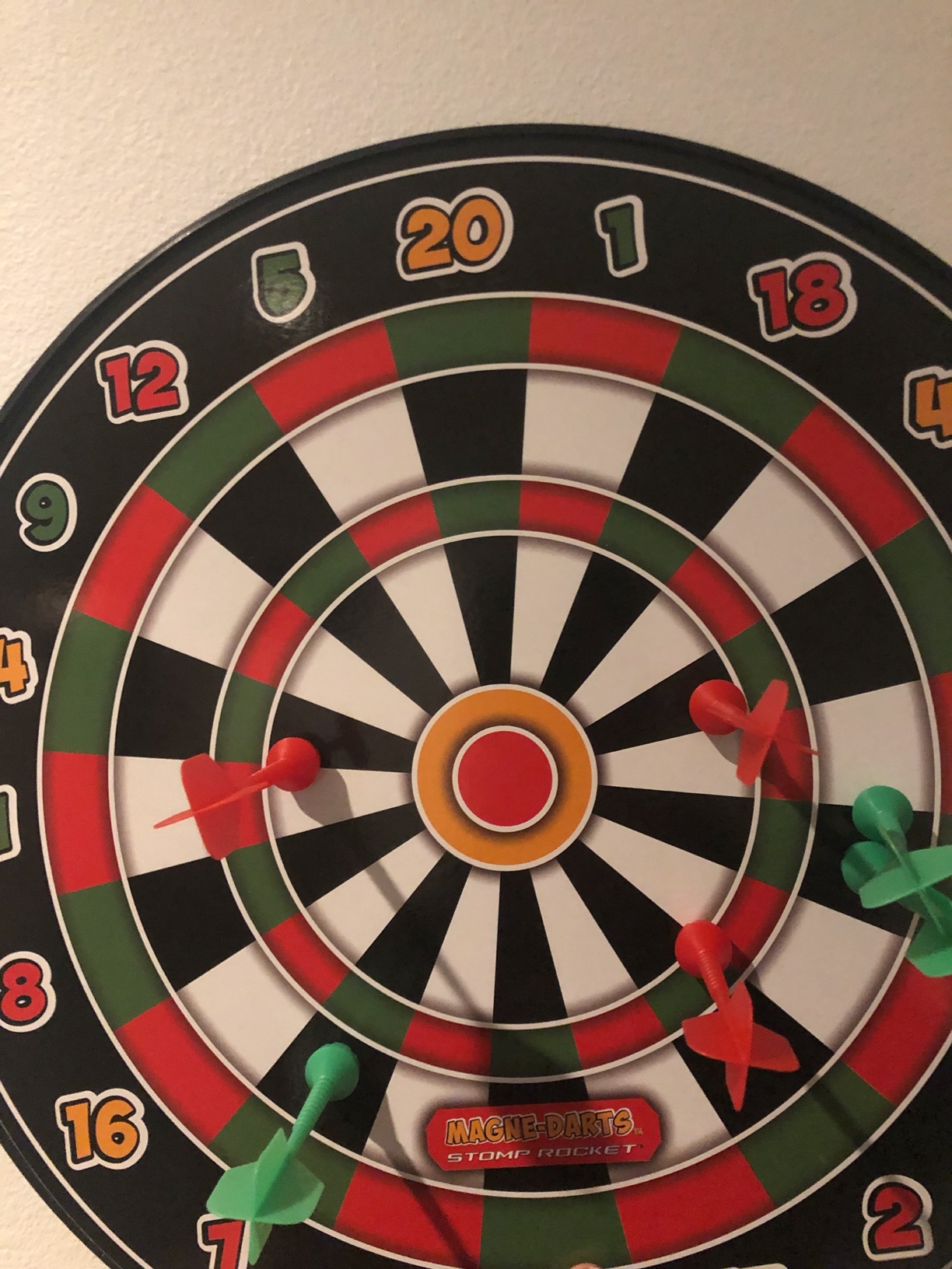 Stomp Rocket Magne Darts Indoor Outdoor Magnetic Kids Dartboard Game with 6 Multicolored Darts with Magnets customer photo 2