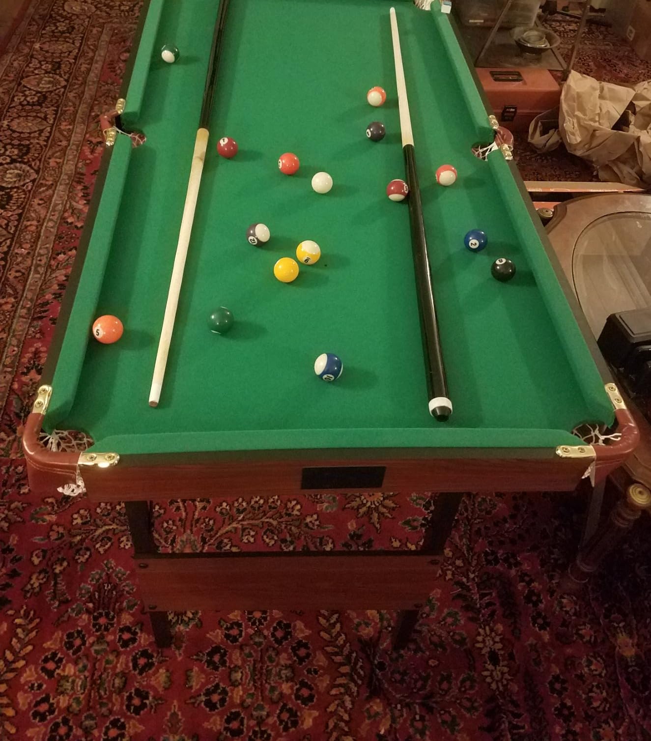 RACK Crux 55-Inch Folding Billiard/Pool Table - Budget, Foldable, Indoor, Table Top, Mini Pool Table for Adults & Kids customer photo 2