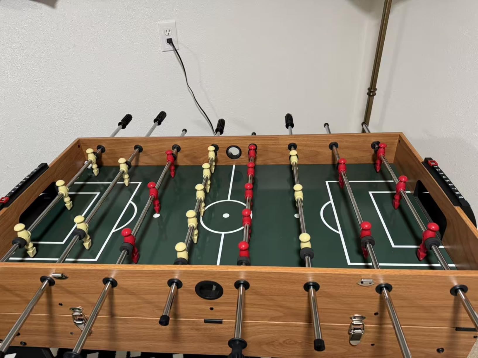 GYMAX 3 in 1 Multi Game Table, 49 Inch with Foosball Hockey & Billiards, Competition Sized Combo Game Table for Home, Game Room, Bar, Party, Club customer photo 1