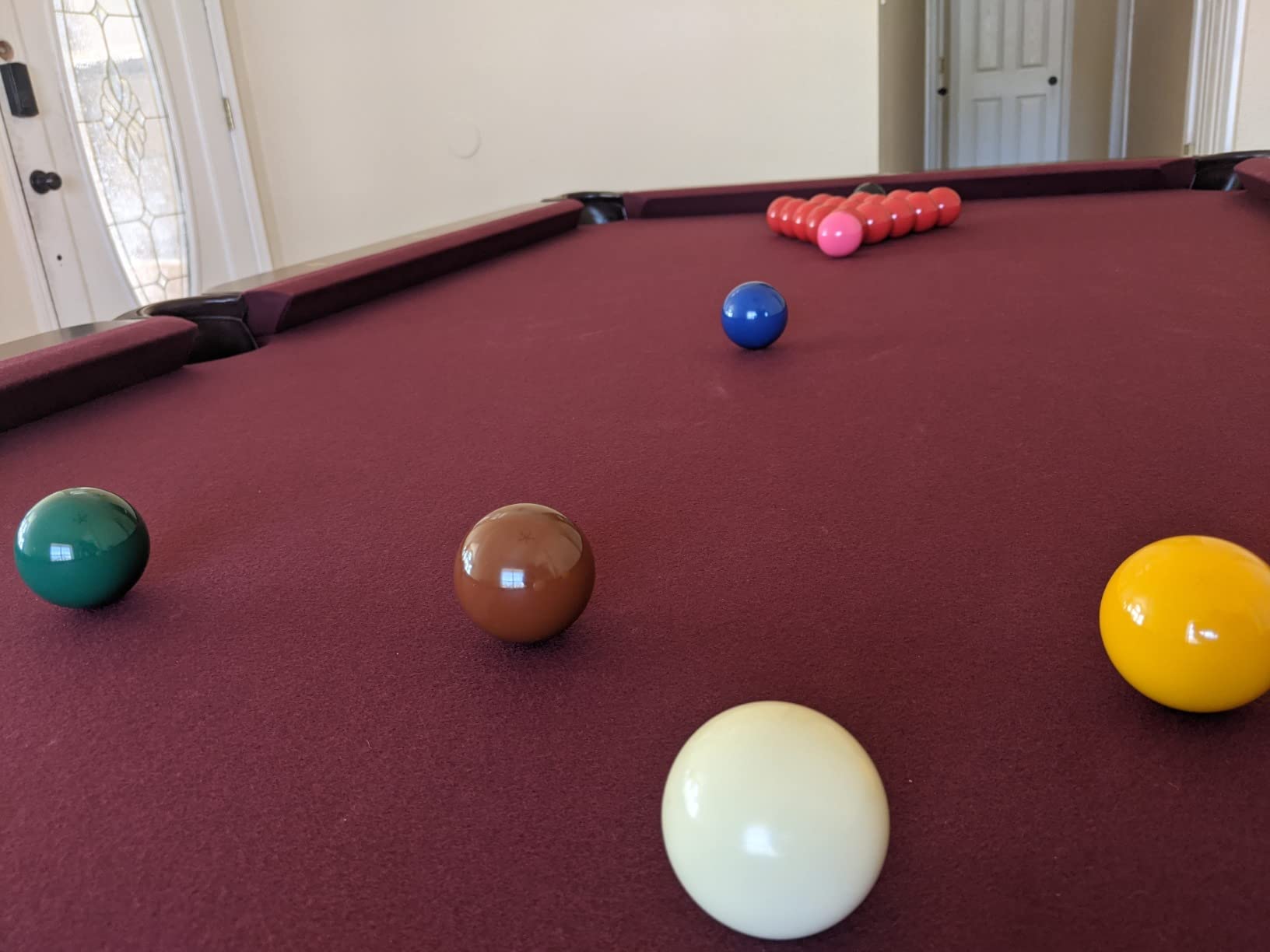 Snooker Balls Set, 22-Piece Tournament Weight (141g) 52.5mm Phenolic Resin Pool Balls for Table Cue Game customer photo 1