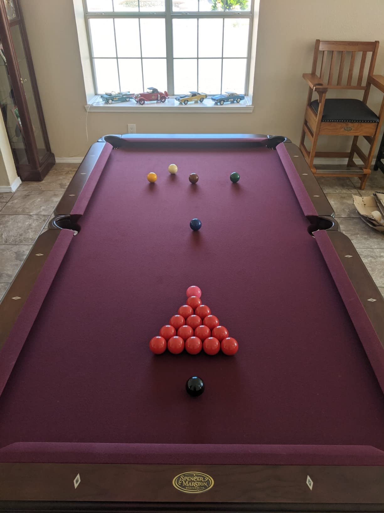Snooker Balls Set, 22-Piece Tournament Weight (141g) 52.5mm Phenolic Resin Pool Balls for Table Cue Game customer photo 2