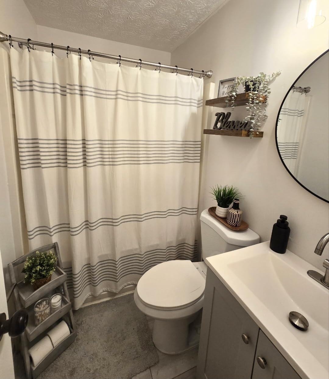 QEEIG Bathroom Floating Shelves for Wall - 15.7