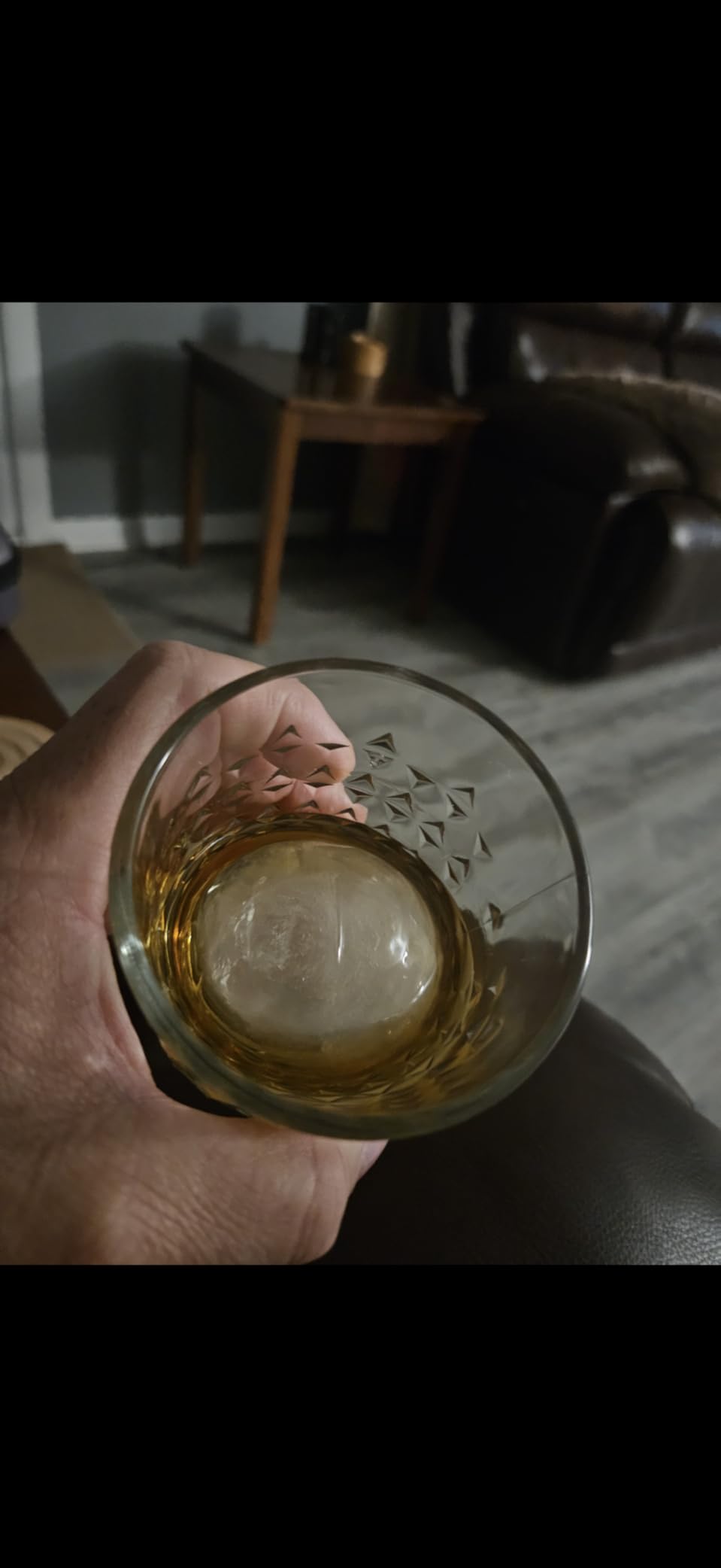 Whiskey Rocks Glass, Set of 4 (2 Crystal Bourbon Glasses, 2 Round Big Ice Ball Molds) In Gift Box - 10 Oz Old Fashioned Glasses for Scotch Cocktail Rum Cognac Vodka Liquor, Unique Gifts for Men customer photo 1