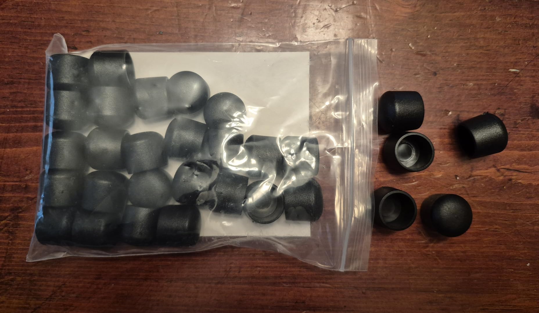 Foosball End Cap 30PCS 15.8mm Black Foosball Table Rod Safety Rubber End Caps Flexible Pipe Post Rubber Cover Tip Protectors customer photo 1