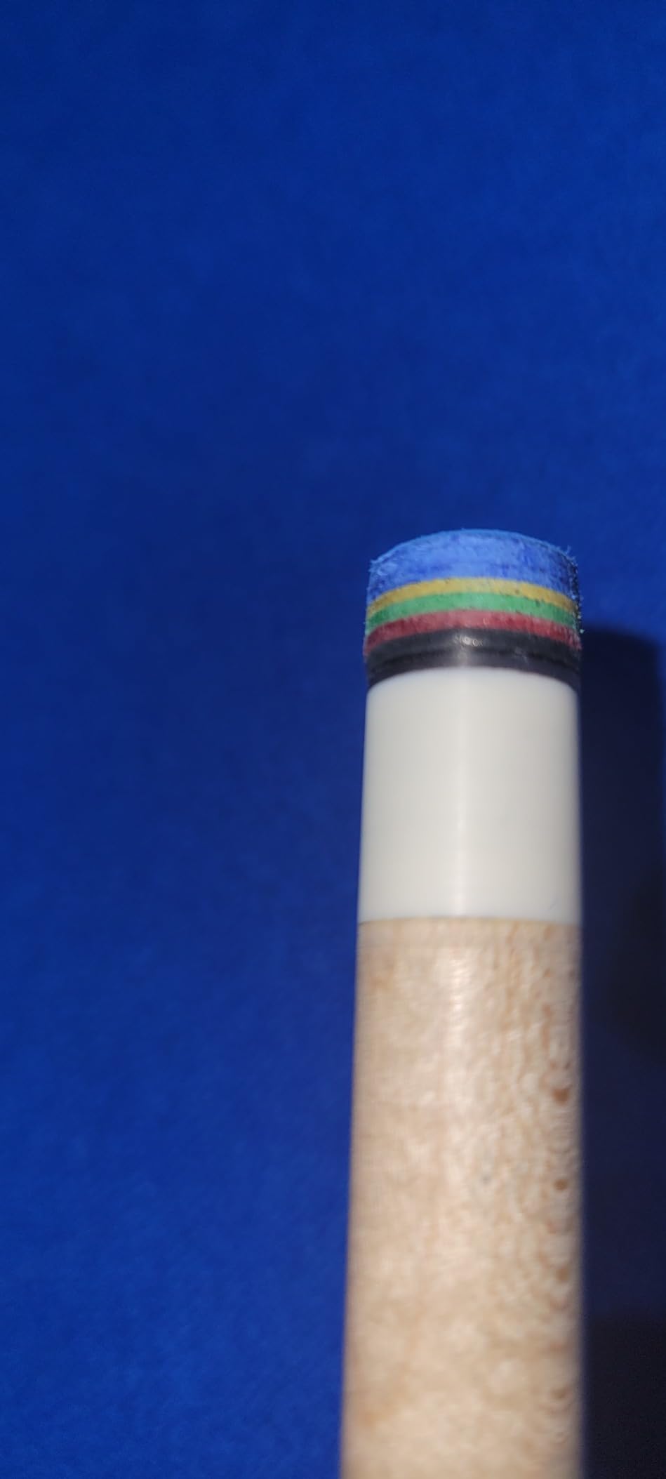 KONLLEN Pool Cue Tips 9 Layers Rainbow Billiards Tip (Hardness SX/SS/S/M/MH/H) (Size 11mm/14mm) Pool Cue Tip with Transparent Gasket Billiards Cue Accessories customer photo 2