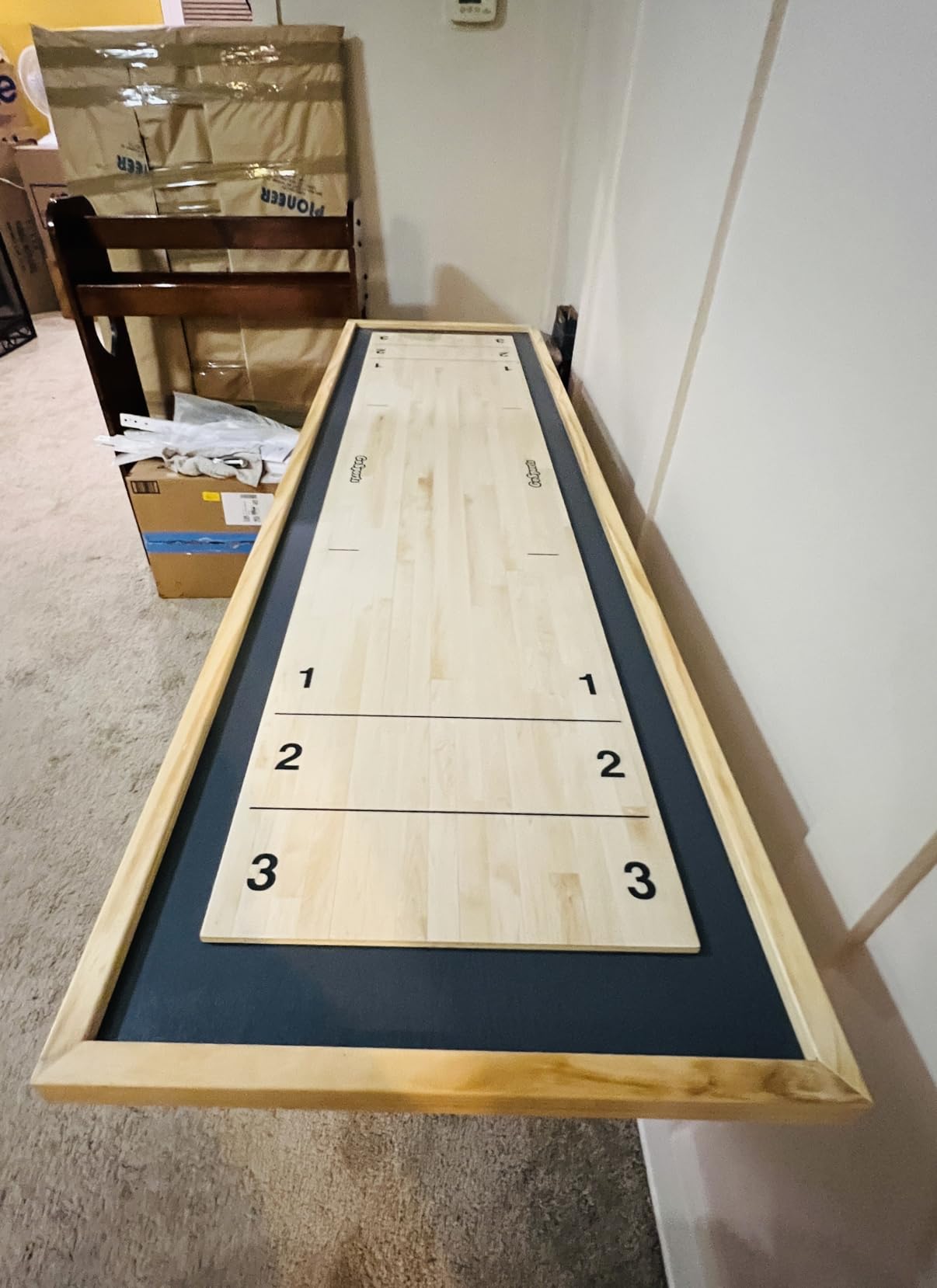 GoSports 6 ft Tabletop Shuffleboard and Curling 2 in 1 Game with 8 Pucks and Tote Bag customer photo 1
