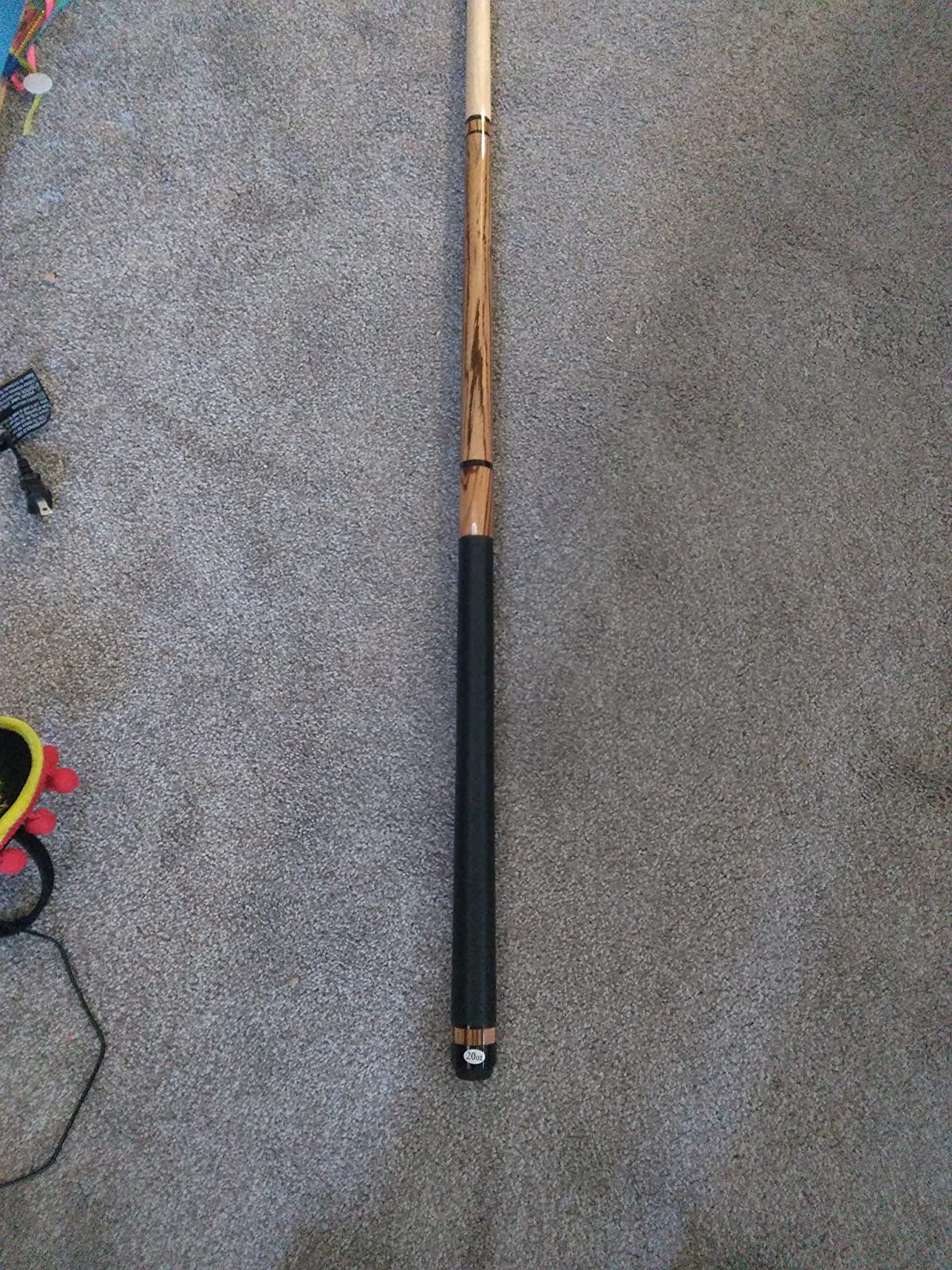 Heavy Hitter Jump Break Pool Cue 3-Piece Jump/Break Pool Cue Stick Zebra Wood Pool Stick 23 oz Break Pool Cue customer photo 1