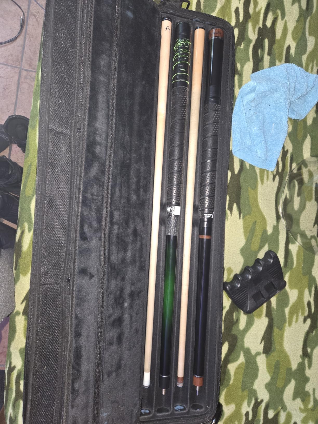 Heavy Hitter Jump Break Pool Cue 20oz 21oz 22oz 23oz 3-Piece Pool Stick Extra Hard Bakelite Tip for Explosive Breaks and Effortless Jumps customer photo 2