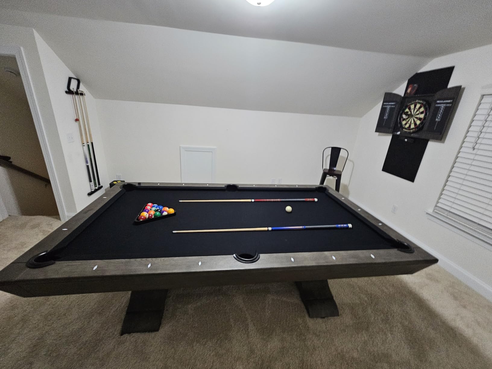 Nixon Billiards - Birdy Slate Billiard Pool Table- Grayson Grey - 7ft and 8ft - Whiteglove customer photo 1