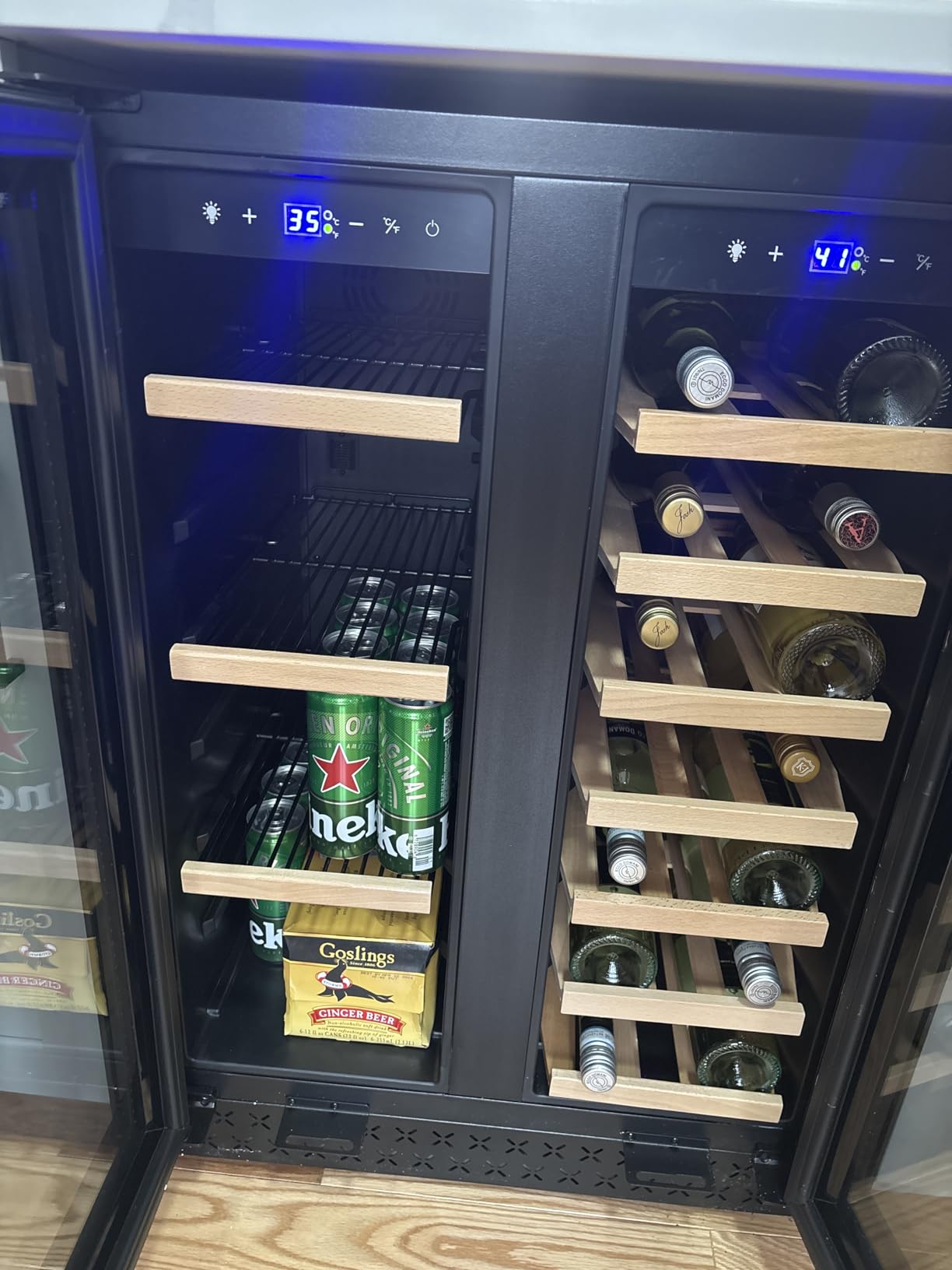 FoMup Under Counter Beverage Refrigerator 24 Inch, Outdoor Drawer Fridge Stainless Steel with Temperature Control for Home, Outdoor Patio and Commercial Use customer photo 2