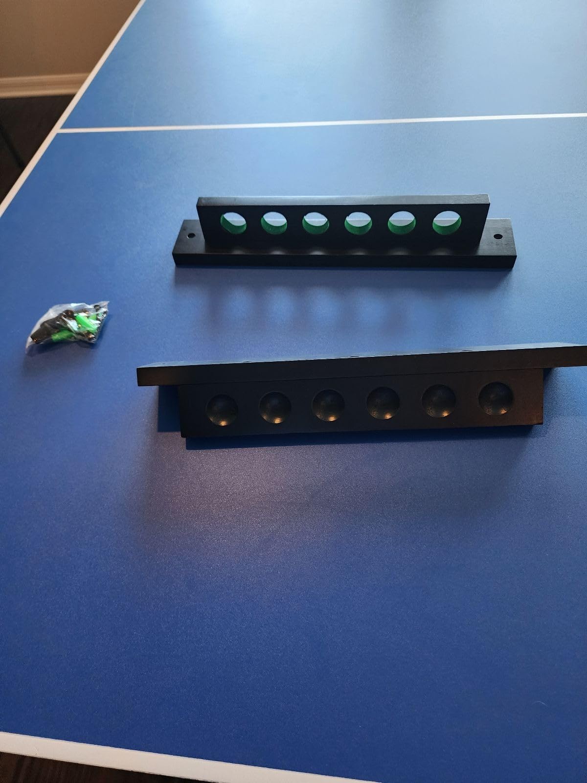 Pool Cue Rack Wall Mounted Rack Billiard Cue Wall Rack Cue Rest Cue Stick Holder for Pool Cue Set customer photo 1