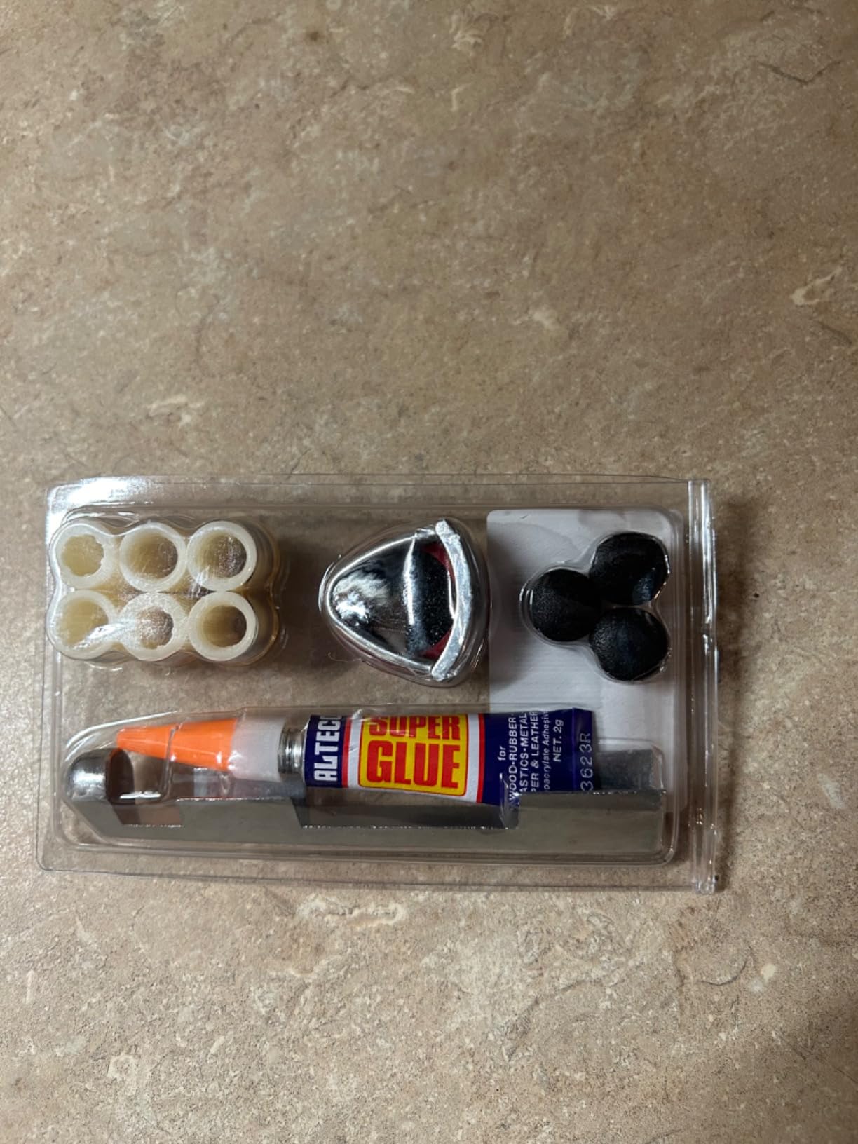 15 Pack Cue Stick Tip Repair Kit, Cue Tips Accessorie, Include 6 Pool Cue Tips, 6 Pool Cue Repairers, 1 Billiard Cue Clamp, 1 Cue Tip Glue, 1 Billiards Shaper, Cue Tips Accessorie customer photo 1