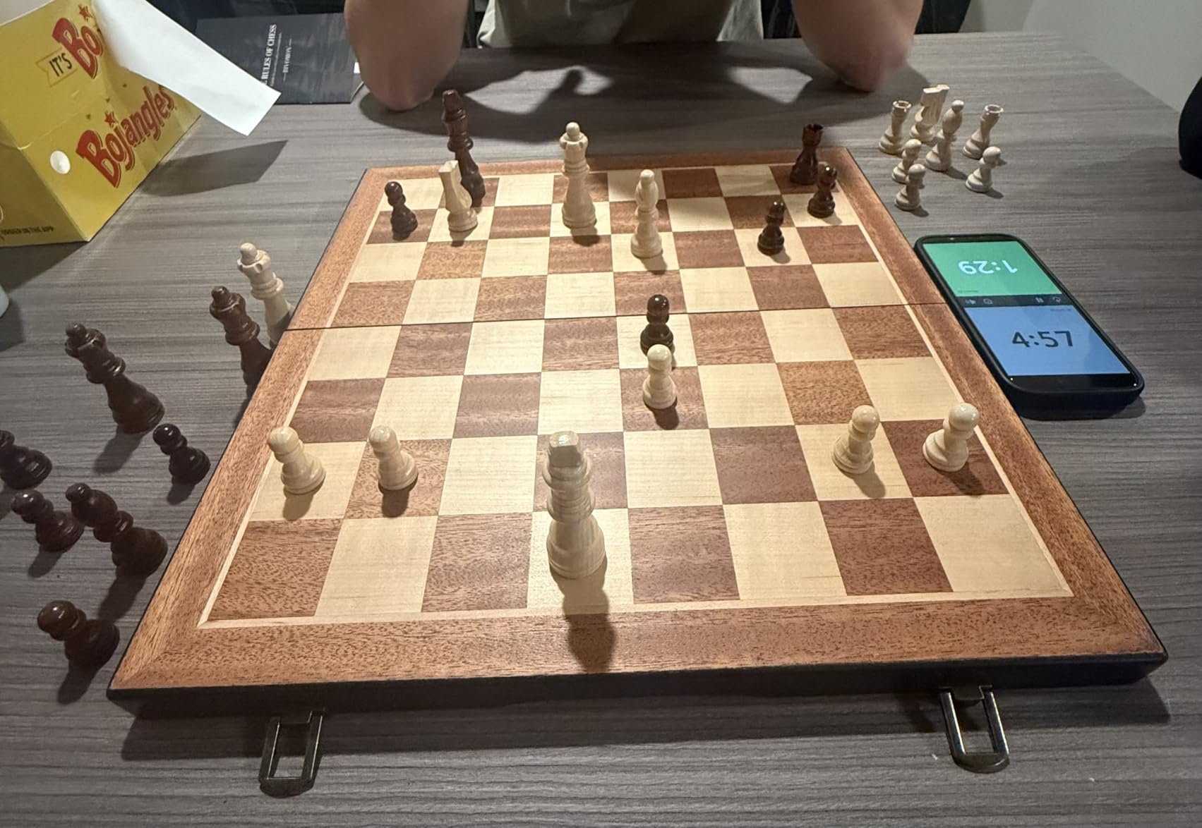 BIVOMON Chess Magnetic Wooden Chess Set 15
