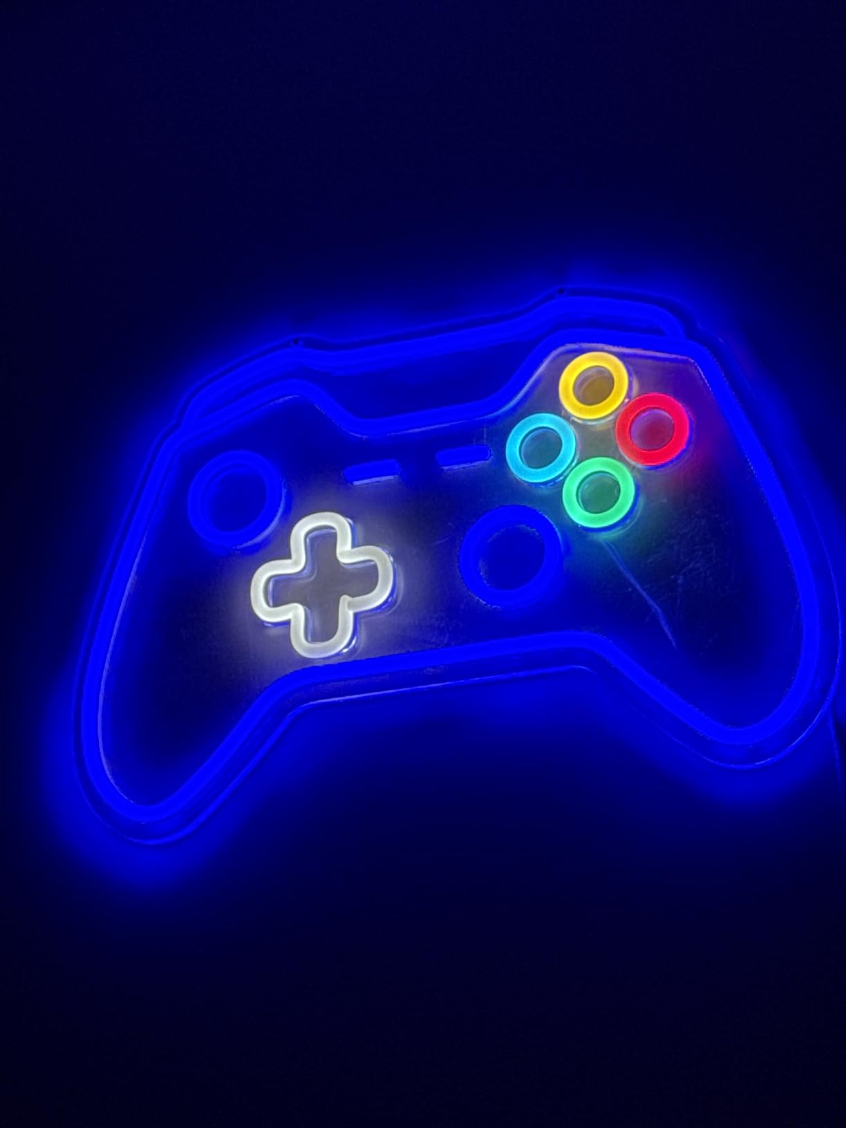 Gamer Neon Sign, Gaming Neon Sign for Gamer Room Decor, Adjust Brightness Gaming Lights for Wall, Gaming Decor for Boys Bedroom and Video Game Room customer photo 1