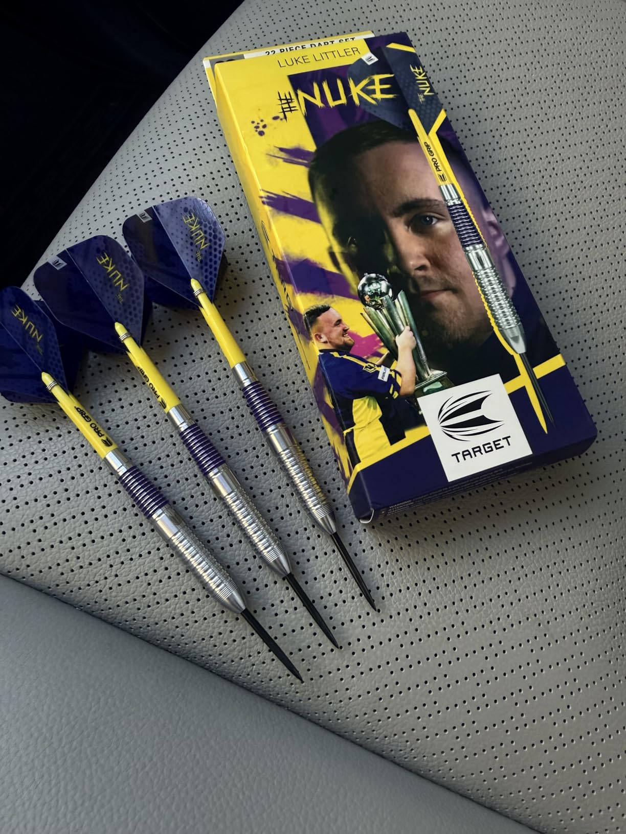 Target Darts Luke Littler Range - Choose from Steel Tip Dart Set, 100 Piece Dart Bundle with Storage Box, or 85 Pcs Accessories Kit with Flights, Shafts, Point Sharpener & Multi Tool | Gift Options customer photo 1