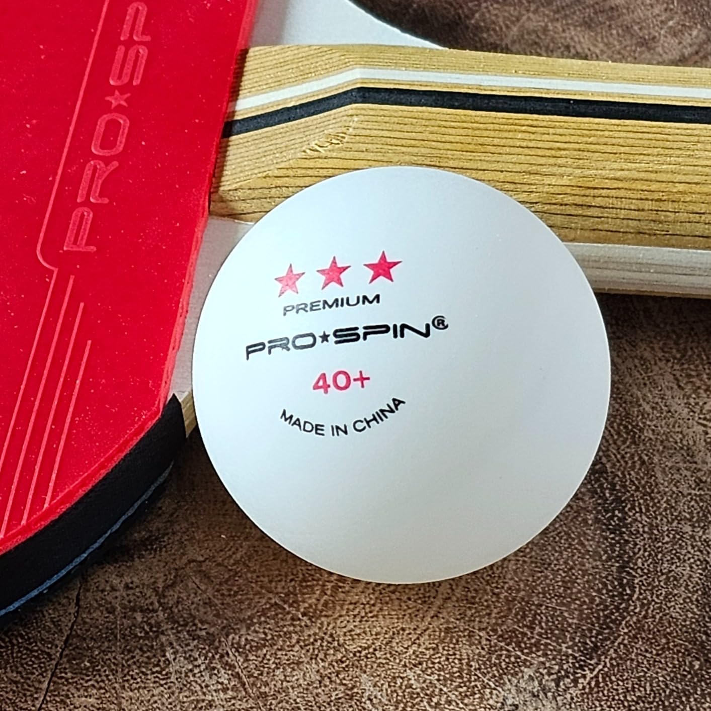 PRO-SPIN Ping Pong Balls - 3-Star ITTF-Approved Premium Table Tennis Balls | High-Performance 40+ ABS Professional Quality for Indoor & Outdoor Games customer photo 1