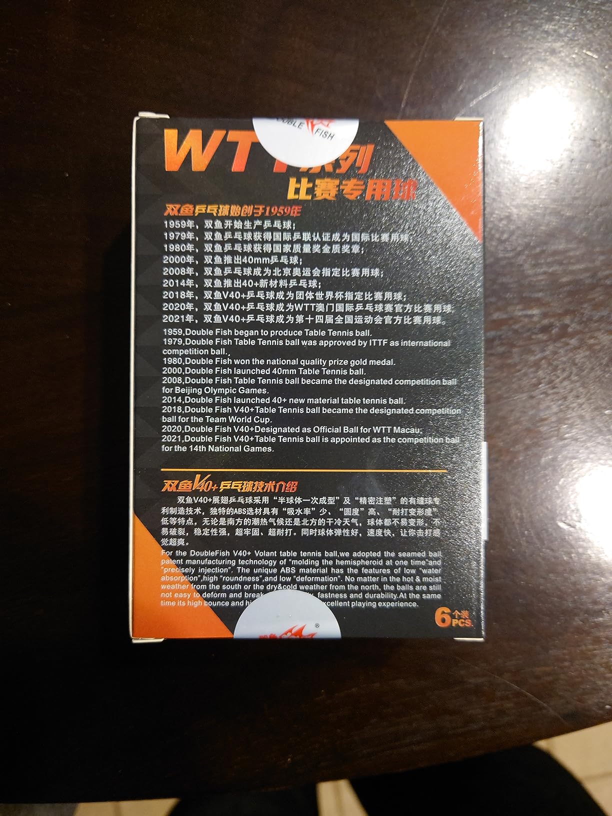 DOUBLE FISH Ping Pong Balls White ITTF Approval Professional 3-Star Ping Pong Ball WTT Smash Offical Table Tennis Balls 40+ABS Training Balls customer photo 2