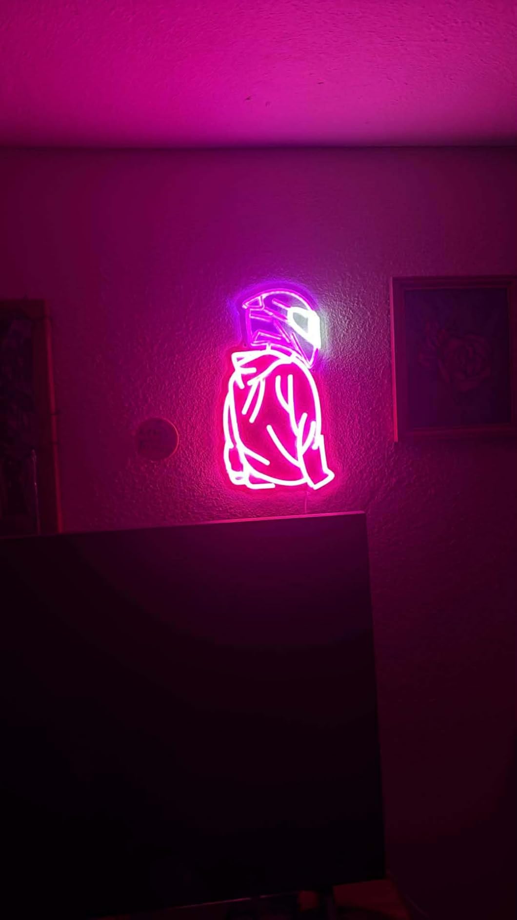 Pacific Beer Neon Signs for Wall Decor,Dimmable Mexican Beer Led Neon Light, USB Powered Business Signs for Man Cave Bar Pub Restaurant Party Christmas Birthday Gifts(16.1 * 12.5in) customer photo 1