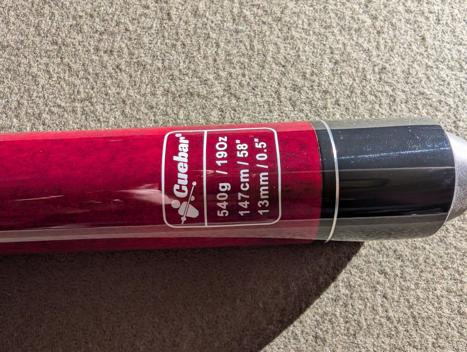 Pool Cues Set of 4 with 3D Grip, 58
