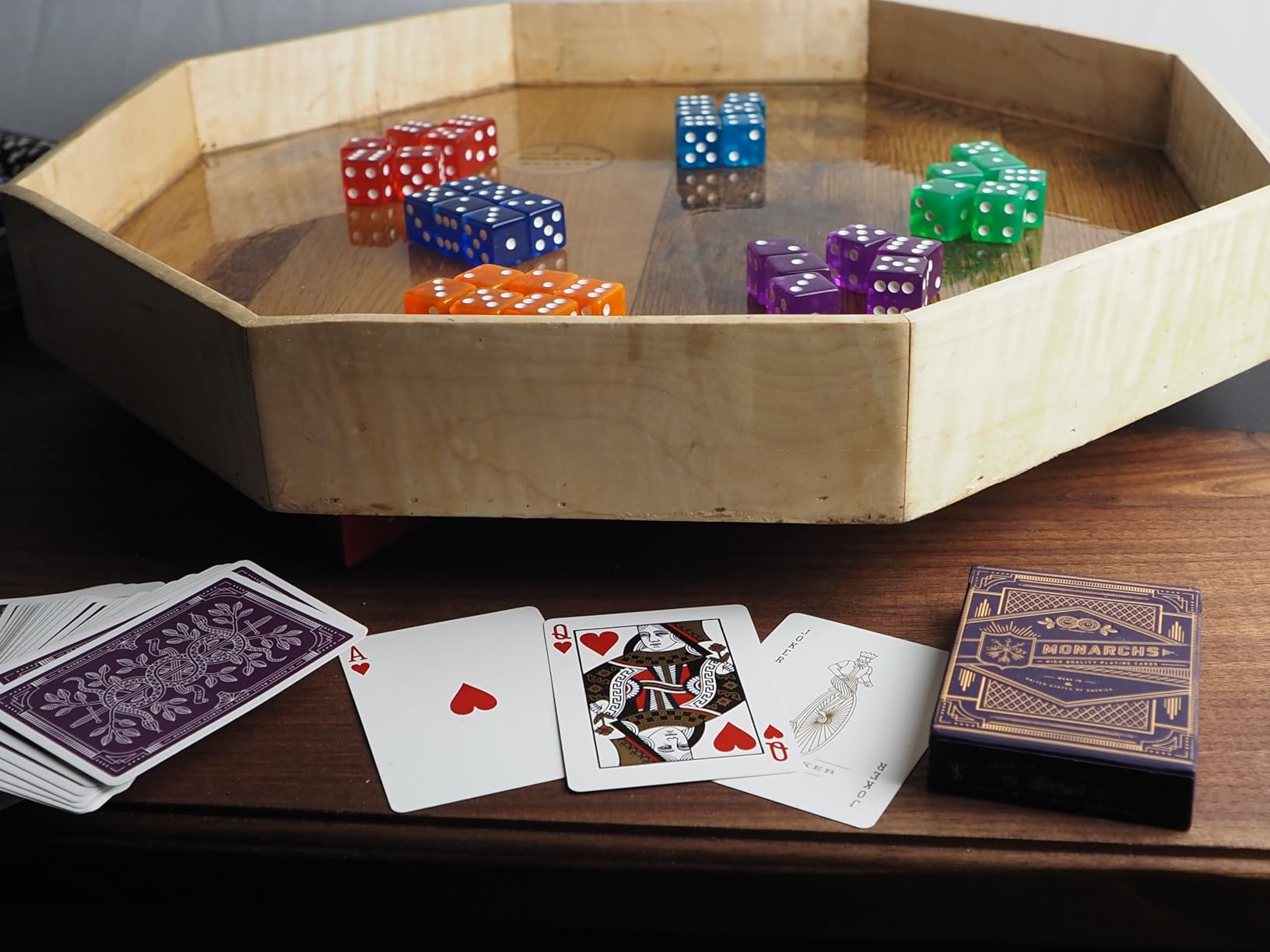 Seenelling 36 Piece 19mm Casino Style Craps Dice Sets Acrylic (Classic Color) customer photo 2