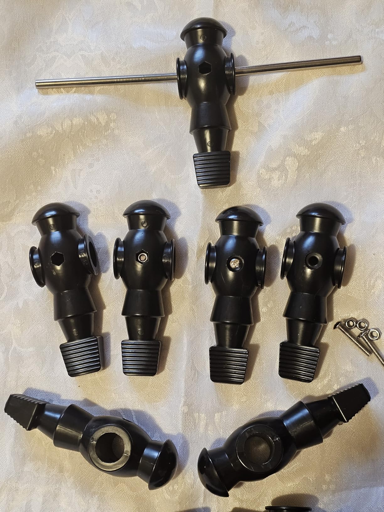 26 Pcs Foosball Men, Resin Foosball Replacement Parts, Table Soccer Player Set for Tournament Foosball customer photo 3