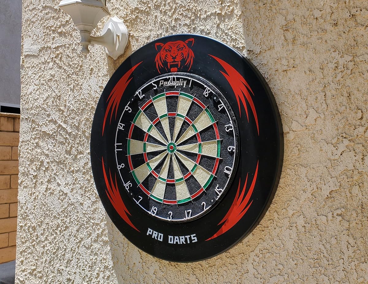 Bristle Dart Board Set, Professional Dart Board 18
