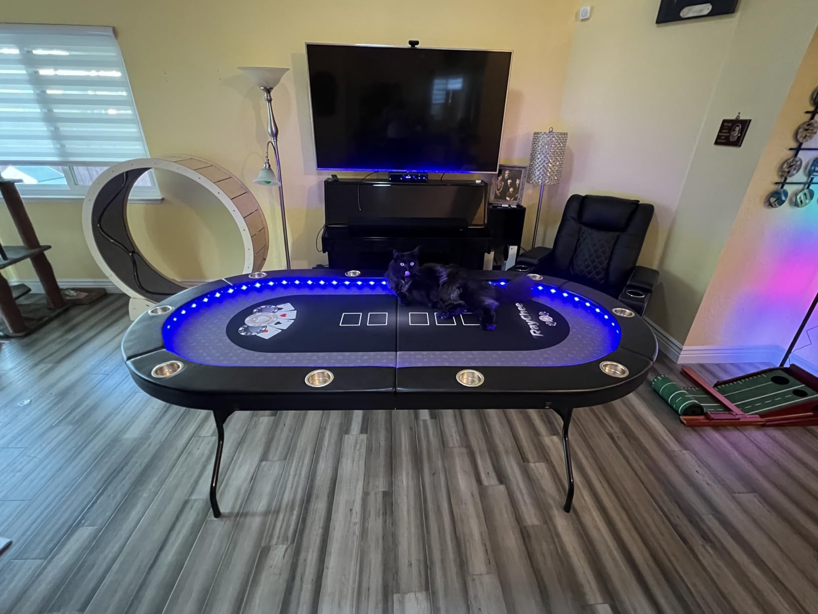 10 Player Foldable Poker Table, 86