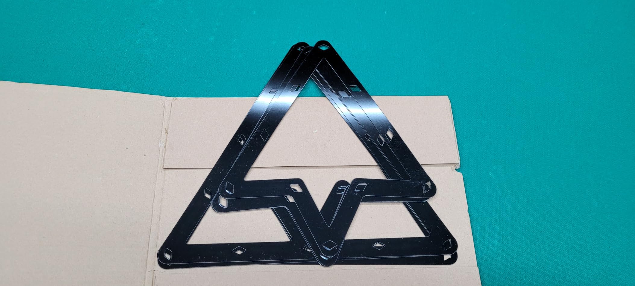 6-Pack Pool Ball Rack Set Magic Rack Sheet Billiards Ball Holder -Triangle Rack Pool Cue Accessories for 8-Ball, 9-Ball & 10-Ball Billiard Games customer photo 1