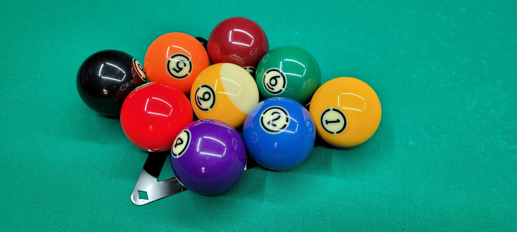 6-Pack Pool Ball Rack Set Magic Rack Sheet Billiards Ball Holder -Triangle Rack Pool Cue Accessories for 8-Ball, 9-Ball & 10-Ball Billiard Games customer photo 2