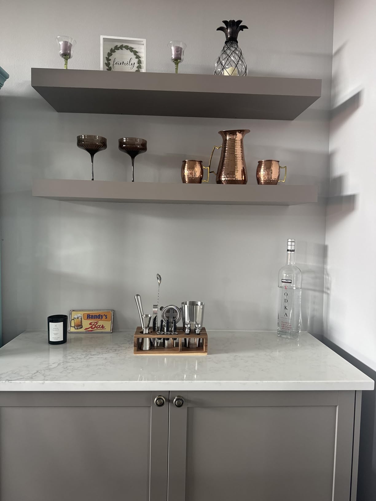 Barillio Bartender Kit - 23-Piece Stainless-Steel Cocktail Shaker Set with Premium Acacia Stand | Martini Barware Mixing Tools for Home Bartending | Gift Set customer photo 1