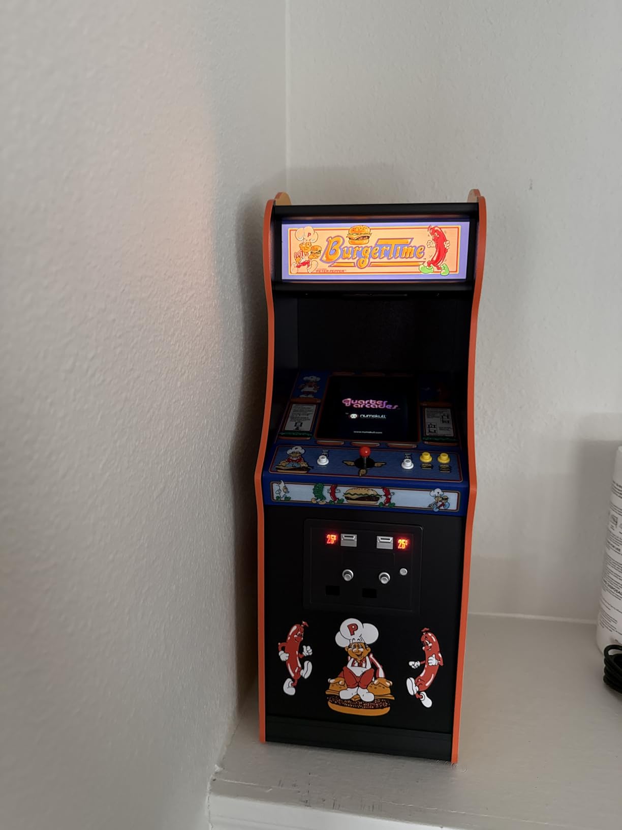 Quarter Arcades Bad Dudes Vs. DragonNinja Mini Arcade - 1/4 Scale Data East Collector's Cabinet with Original ROM, USB-C Power - Retro Beat-'Em-Up Arcade Machine for Home or Display customer photo 1