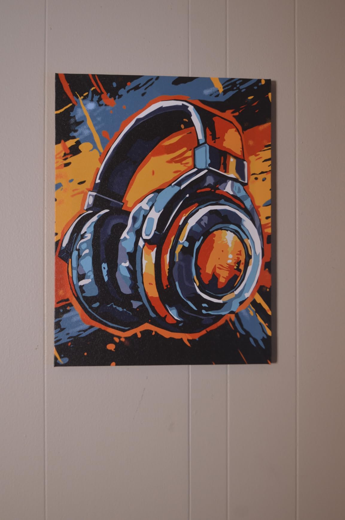 PHOPAGO Framed Cool Gaming Wall Art Video Game Watercolor Graffiti Pictures Neon Gamepad Video Gamer Room Decor for Teenage Boys Gamer Room Decoration 12x16inx3pcs customer photo 2