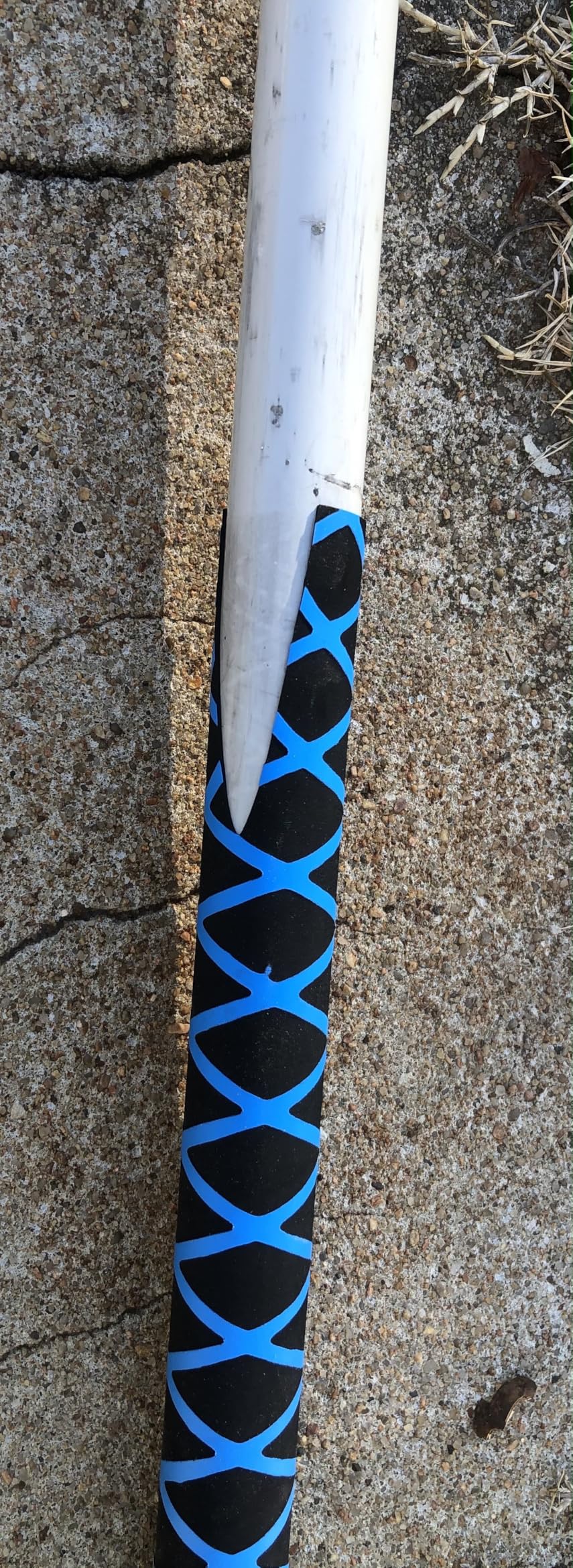 Accering X-Pattern Heat Shrink Tubing, Non-Slip Textured Grip Wrap for Fishing Rods & Pool Cue (35mm, L3.3ft, White) customer photo 1