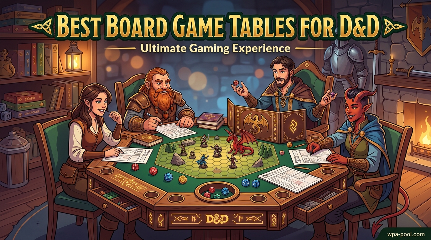 Best Board Game Tables for D&D