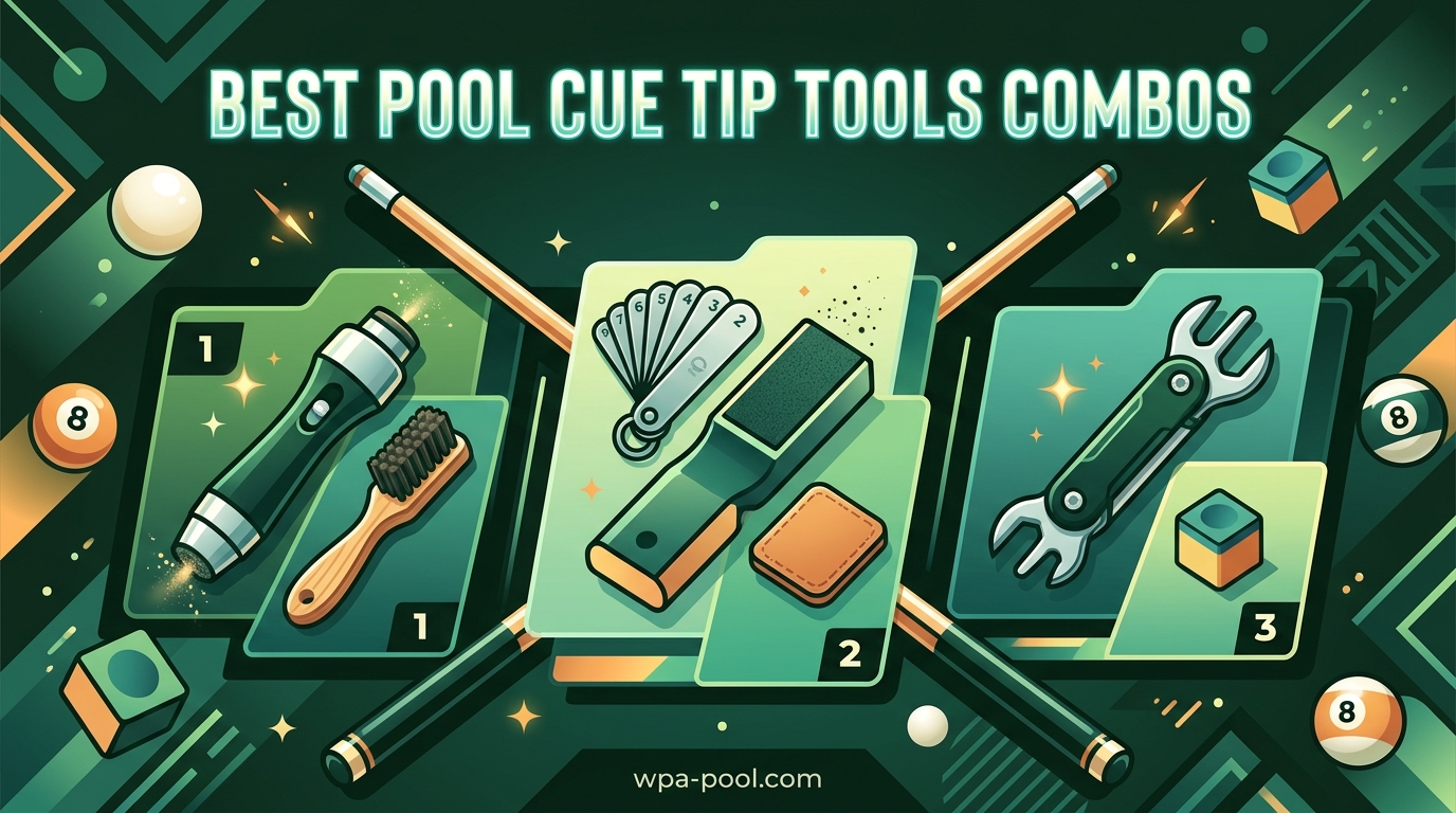 Best Pool Cue Tip Tools Combos