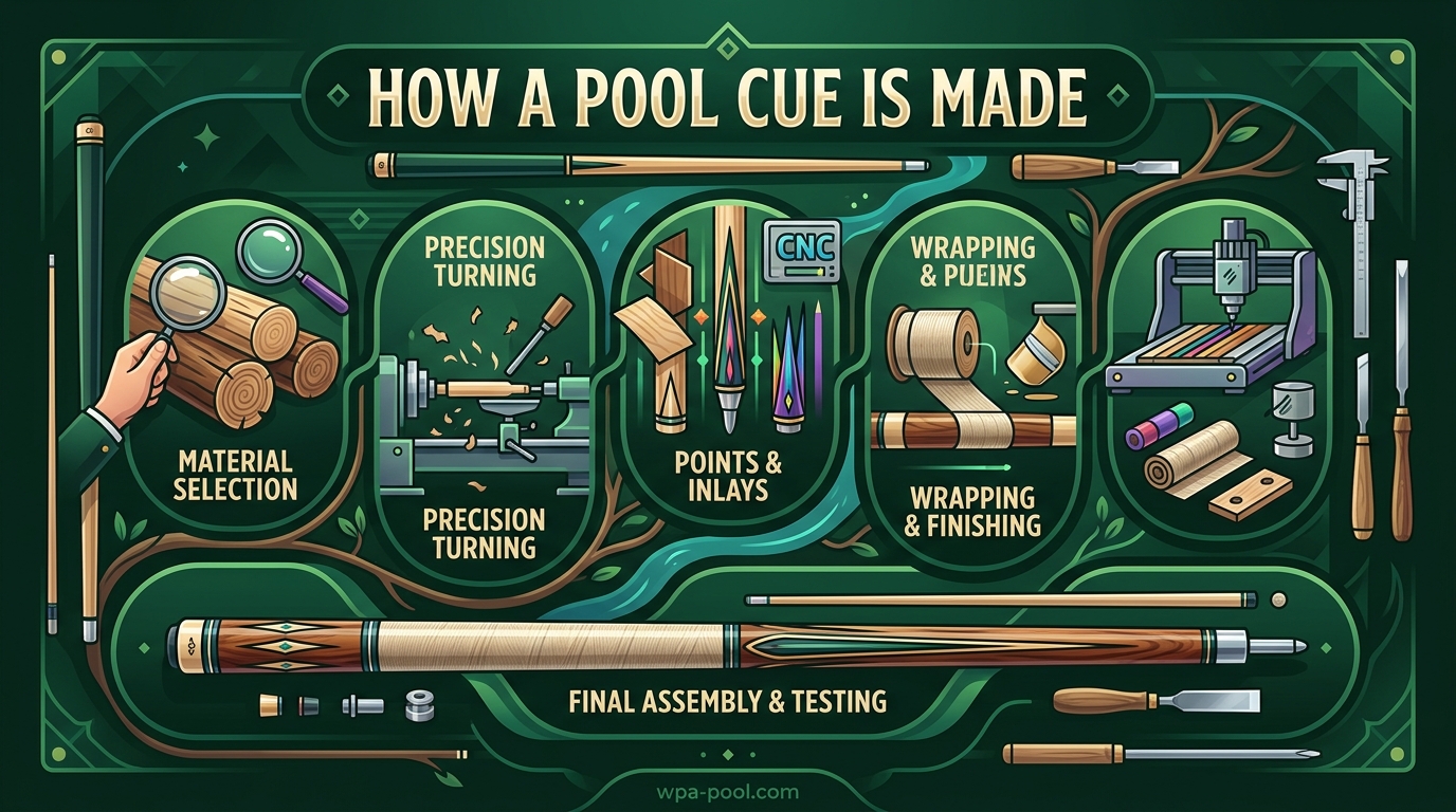 How a Pool Cue Is Made