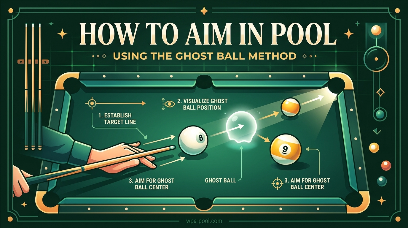 How to Aim in Pool Using Ghost Ball Method